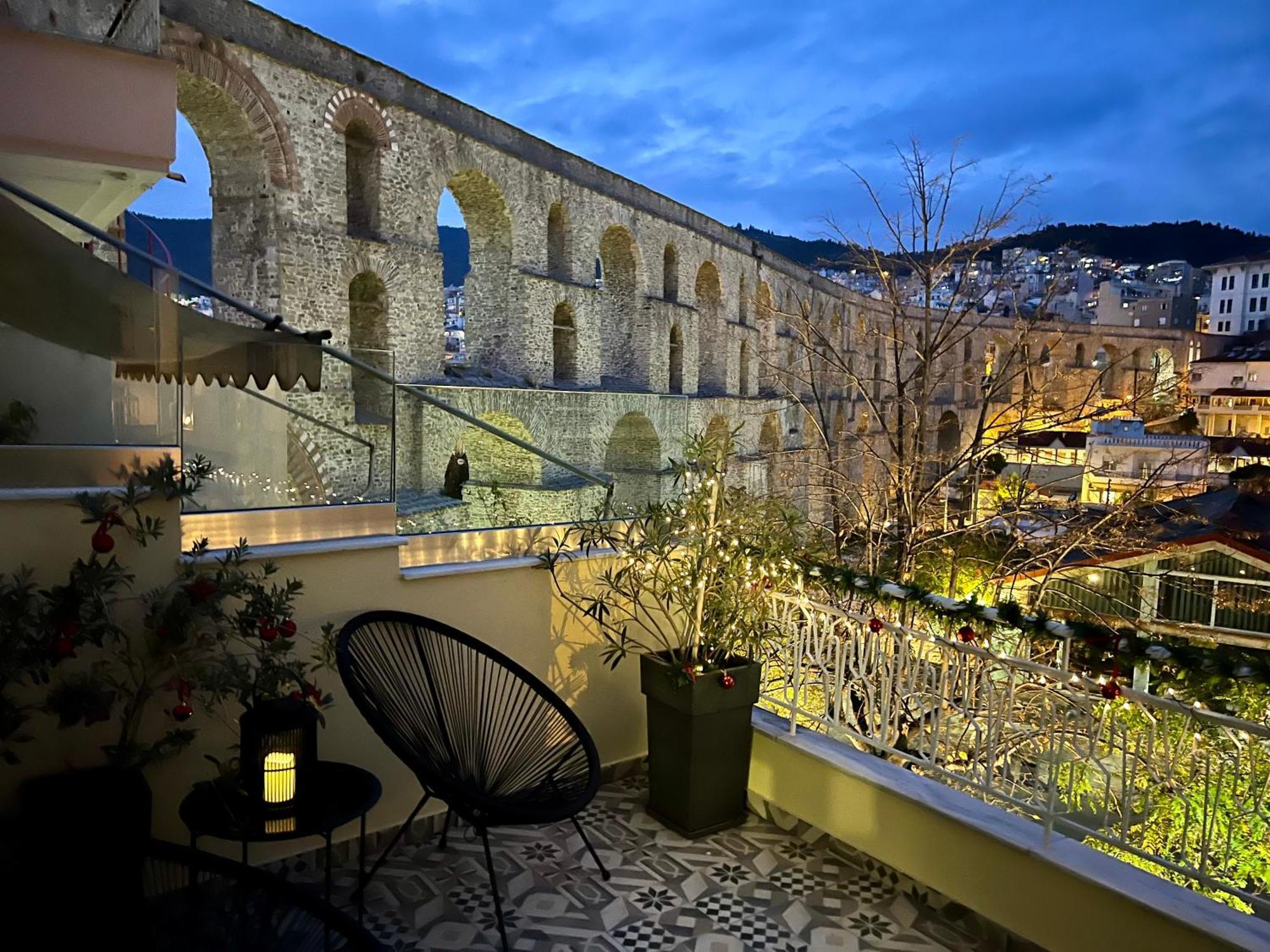 Under The Aqueduct Boutique House Appartement Kavala Buitenkant foto